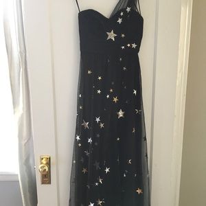 Star tulle gown